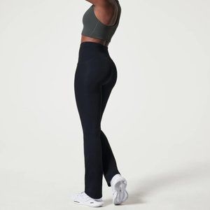 SPANX Booty Boost® Flare Yoga Pant - BLACK - LARGE/TALL/LONG